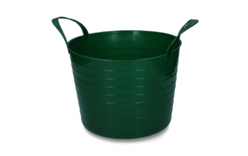 Flexibele emmer v-trug groen