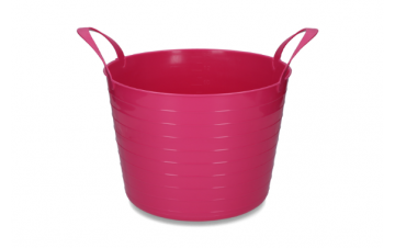 Flexibele emmer v-trug roze